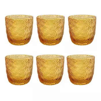 Набор стаканов IVV Tricot Amber 300 мл, 6 шт