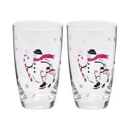 Набор стаканов Krosno Снеговик 450 мл