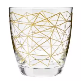 Набор стаканов Krosno Золотая нить 370 мл 2 шт