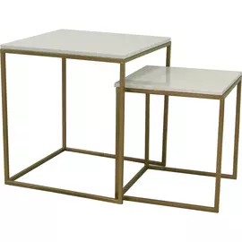 Набор столиков Ad trend белый 2 шт