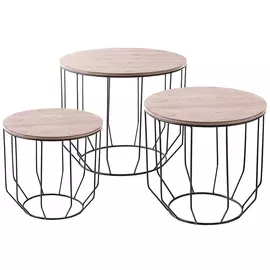 Набор столиков Ad trend металлические 3 шт