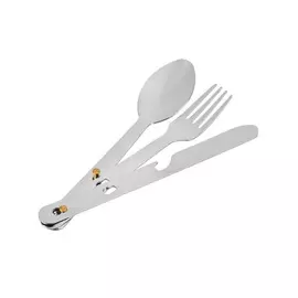 Набор столовых приборов Boyscout (вилка, ложка,нож), в чехле, 16 см