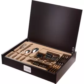 Набор столовых приборов Pintinox Settecento 24 предмета золото