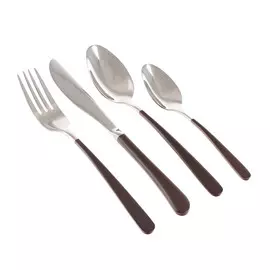 Набор столовых приборов Skk Глянец/коричневый 24 предмета