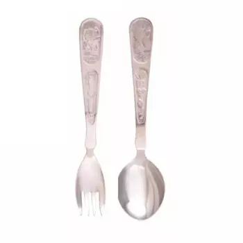 Набор столовый детский КРАМЕТ теремок 2 предмета