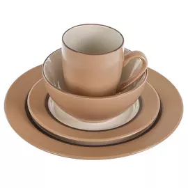 Набор столовый Thomson Pottery Kensington Latte 16 шт