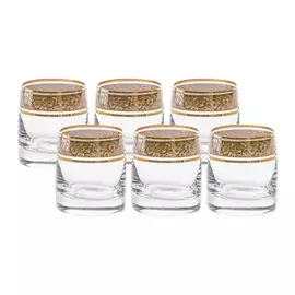 Набор стопок Crystalite Bohemia Pavo Панто платина 60 мл 6 шт