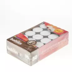 Набор свечей Bolsius 30штук белые