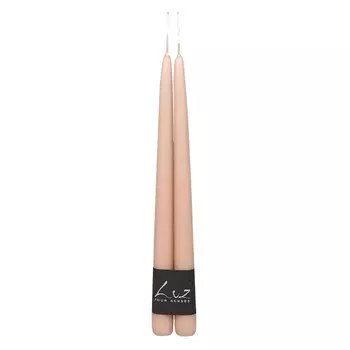 Набор свечей Luz your senses 30 см пудра 2 шт