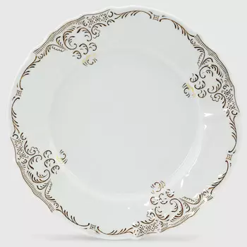 Набор тарелок мелких Bernadotte Золотой орнамент 27 см 6 шт
