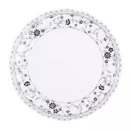 Набор тарелок мелких Hatori Дэйзи блэк 21.5 см 6 шт