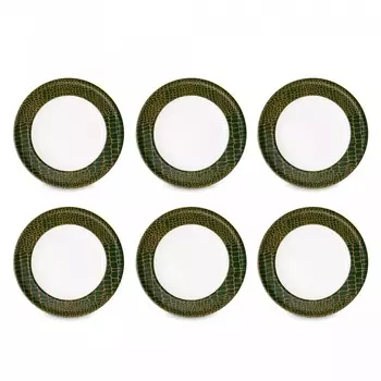 Набор тарелок обеденных Mix&Match Home Сафари 27 см 6 шт