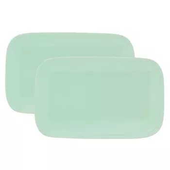 Набор тарелок сервировочных Gipfel Gronte светло-зеленый 23x15 см