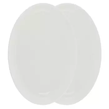 Набор тарелок сервировочных овальных Gipfel Diana 32х22 см 2шт белый