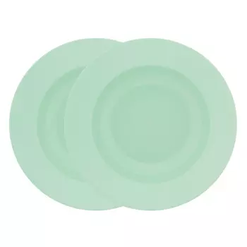 Набор тарелок суповых Gipfel Gronte светло-зеленый 22 см 2шт.