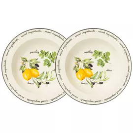 Набор тарелок суповых Lefard Секретные ингредиенты 2 шт, 22 см