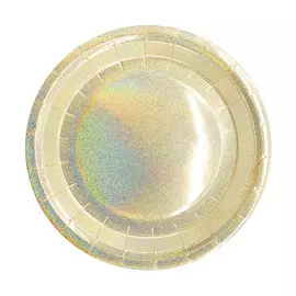 Набор тарелок Веселая Затея золотой 23 см 6 шт