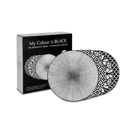Набор тарелок Waechtersbach My colour is black 4 шт