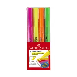Набор текстовыделителей Faber-castell 4 цвета 1-5 мм