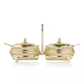 Набор вазочек для варенья Queen Anne с крышкой и ложками