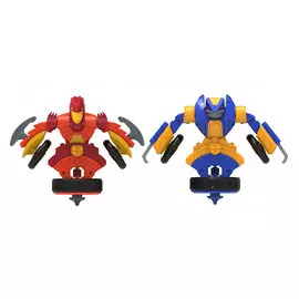 Набор волчков-трансформеров 2-в-1 Spin Racers "Кинжал и Огнедышащий"