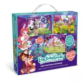 Набор жемчужных аппликаций Enchantimals. Волшебный лес Вандервуд 3в1