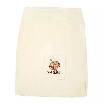 Накидка парео Asil Sauna женская бежевая 70х140 см