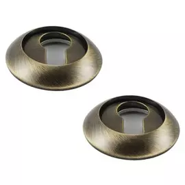 Накладка дверная Corsarre под цилиндр бронза ec-01-ab