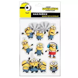 Наклейки гелевые ND Play "Миньоны"