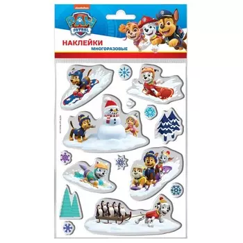 Наклейки гелевые Щенячий патруль 1