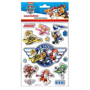 Наклейки гелевые Щенячий патруль в ассортименте