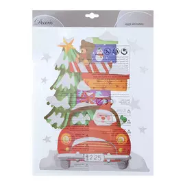 Наклейки новогодние Kaemingk 34,5х28,5 см