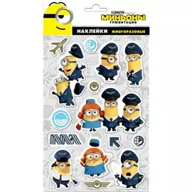 Наклейки вспененные ND Play "Миньоны", дизайн Аэро