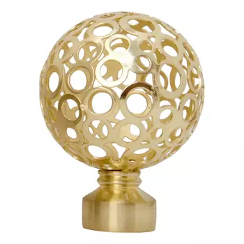 Наконечник 25 см шар ажурный 2 шт. Уют