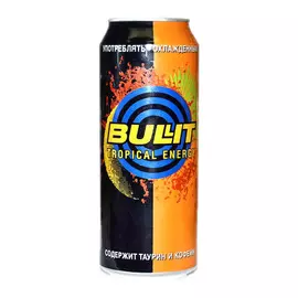 Напиток энергетический Bullit Tropical 0,5 л