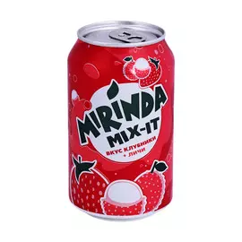 Напиток газированный Mirinda Mix-It Клубника-Личи 330 мл