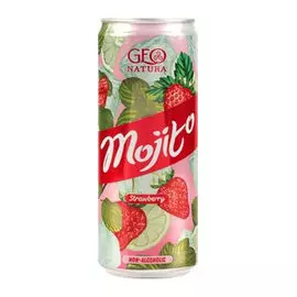 Напиток Geo Natura Mojito клубника, 0,33 л