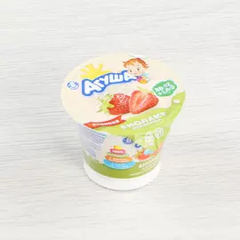 Напиток кисломолочный Биолакт Агуша клубника 3% 90 г