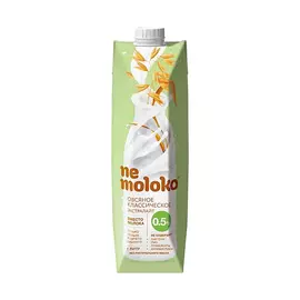 Напиток Nemoloko овсяный классический экстралайт 0,5% 1 л