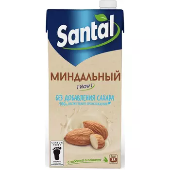 Напиток растительный Parmalat Santal миндальный, 1 л