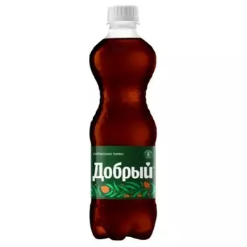 Напиток сильногазированный Добрый Сибирские Травы, 500 мл