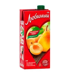 Напиток сокосодержащий Любимый Абрикосовая груша 1,93 л