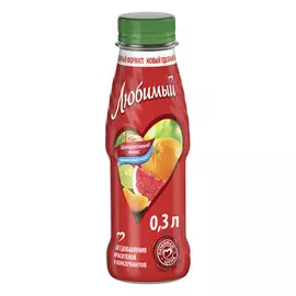Напиток сокосодержащий Любимый Цитрусовый микс 300 мл