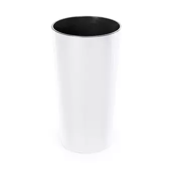 Напольное кашпо Lamela SP.ZO.O. Lilia с вкладышем белое 40х75 см