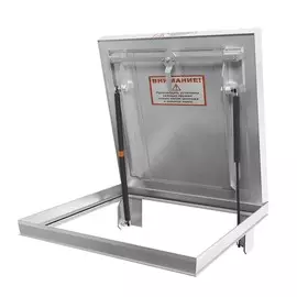 Напольный люк Hammer Макс серебряный 80х80 см