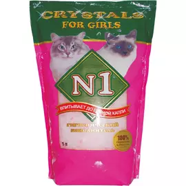 Наполнитель №1 Crystals For Girls силикагелевый 5 л