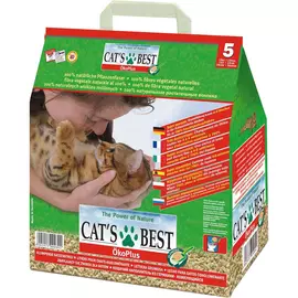 Наполнитель Cat's Best EkoPlus Древесный комкующийся 5 л