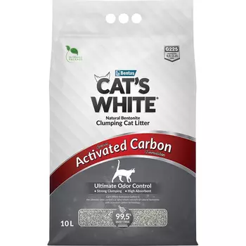 Наполнитель Cat's White Activated Carbon 10 л