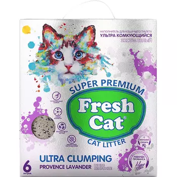 Наполнитель Fresh Cat Лаванда Прованса 6 л