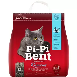 Наполнитель Pi-Pi-Bent Classic комкующийся 5 кг